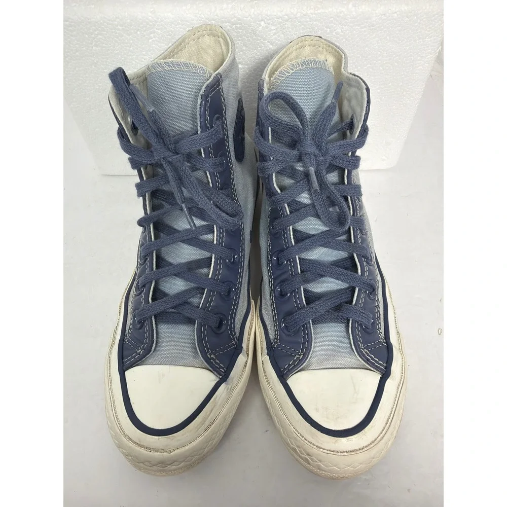 Converse Chuck Taylor All Star High Top Blue Canvas Sneakers Kids 3.5 159451C
